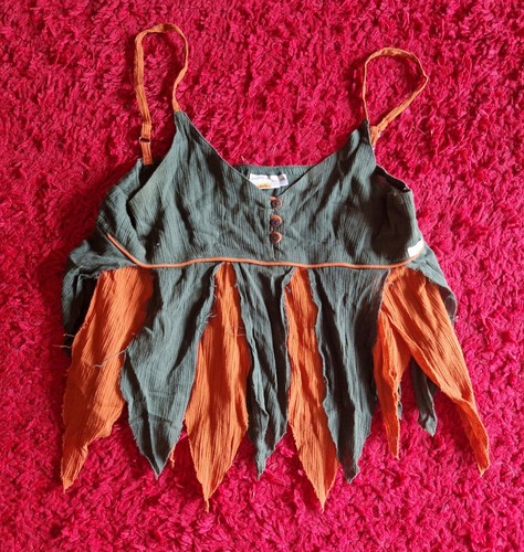 Top,Träger,L/XL,orange/oliv