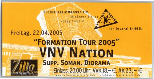 Vnv nation 2005 - nation, tour