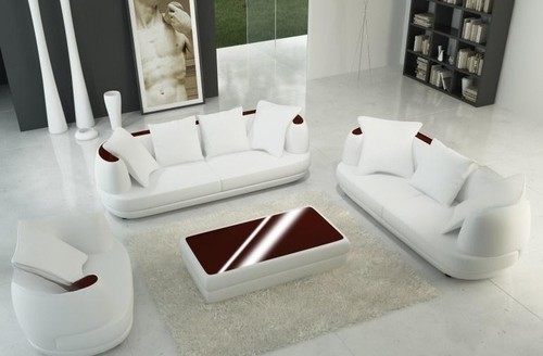 Ledersofa designer sofa - designer, couch