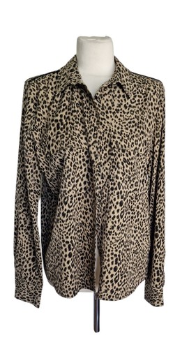 Langarm leoparden bluse - leoparden,