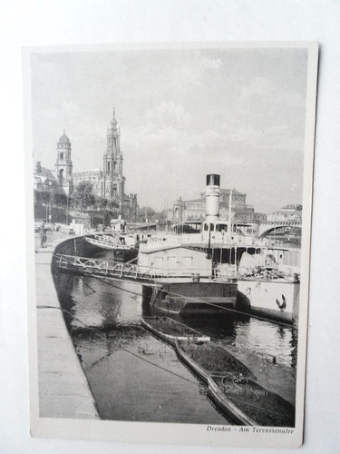 Dresden terrassenufer - ak,