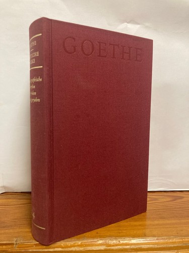 Goethe sämtliche werke - goethe,