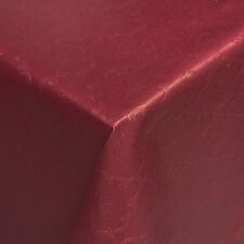 Damast Wachstuch Tischdecke eckig rund oval floral geprägt bordeaux 03034-03
