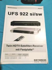 Kathrein UFS 922 Twin SAT Receiver, Schwarz 500 GB  Twinreceiver 