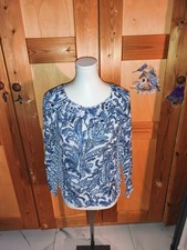 Madeleine Bluse Damen Oberteil Hemd Hemdbluse Gr. EU 34 Seide 