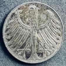 5 Mark 1972 G BRD Silberadler Heiermann 11,2 g .625 Silber KM#112 K160725G