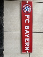 FC Bayern München Tür Schild Logo mit Saug Saugnapf Gebraucht Top Zustand