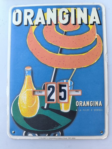 Emailschild orangina karton - no,