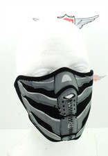 Biker Maske Glow Skull  Maske