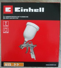 Einhell Farbspritzpistole mit Fließbecher 4 bar  Druckluft-Spritzpistole 4 bar