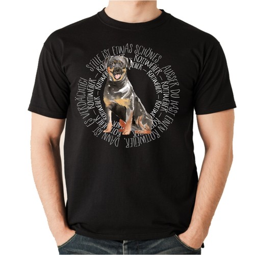Shirt circle rottweiler - t-shirt,