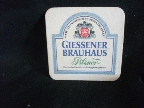 Bierdeckel giessener brauhaus - bierdeckel,