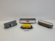 4x Güterwagen Kesselwagen