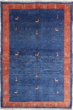 Original Perserteppich Gabbeh Ghashghai Orientteppich 250 cm x 170 cm  Alt Natur