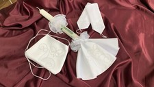 Kommuniontasche Beutel Kerzenrock Kerzentuch Handschuhe Tropfschutz Kommunion