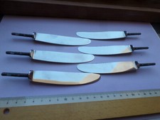 6 Klingenrohlinge Menue Messer Rohware Solingen Germany geschmiedet 10 cm