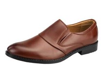 Herren Slipper Business Schuhe Männer Anzugschuhe Elegant Slip-Ons Braun 72790