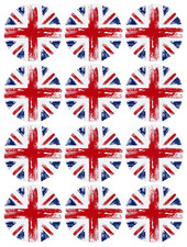 Essbare Union Jack Cupcake