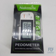 NAKOSITE Genauer 3D Schrittzähler Pedometer Fitness Tracker mit Clip Gurt ohne a