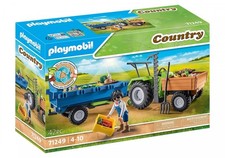 PLAYMOBIL Country 71249 Traktor mit Hänger 