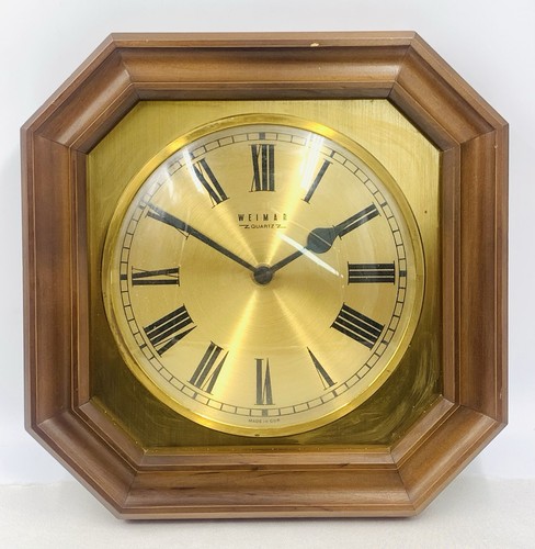 Vintage weimar quartz wanduhr - vintage,