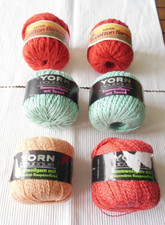 Effektgarne 6 Knäul Restgarne 300 g Schewe und Yorn