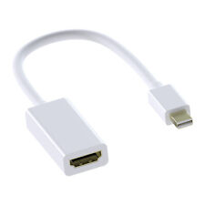 Mini Display Port zu HDMI Adapter Thunderbolt zu HDMI Konverter (WEISS)