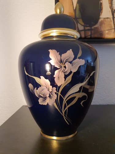 Deckelvase mitterteicher - deckelvase,