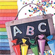 Servietten a b c - lg.,