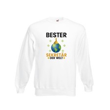 Welt Bester Sekretär | Büro Sweatshirt Weiß