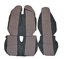 Black Seat Covers With Red