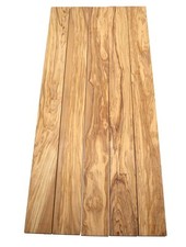 1x Olivenholz Brett 4 Seiten gehobelt trocken 101x9,5cm x 24mm Rustico 