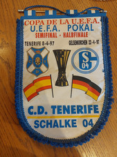 Wimpel CD Tenerife - FC Schalke 04  **UEFA Cup 96/97* Eurofighter