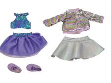 Puppenkleidung Rock Schuhe