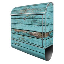 Design Briefkasten Holz bunt