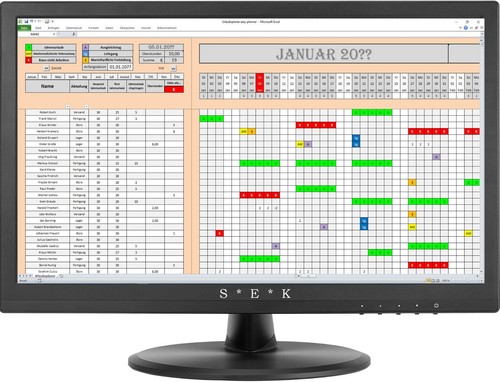 Excel urlaubsplaner 2026 2027 - excel,
