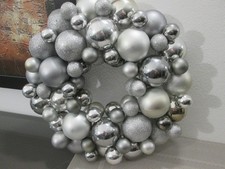 Weihnachtskranz Silber Ø35