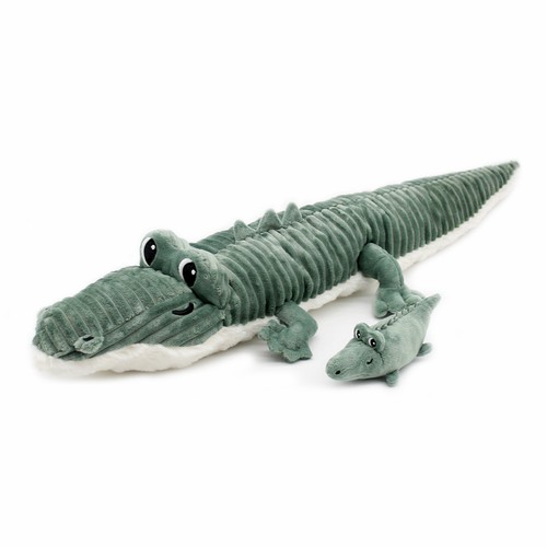 Kuscheltier krokodil mit baby - kuscheltier,