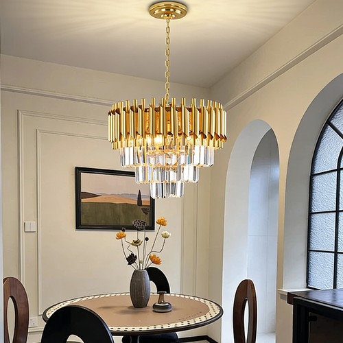 Gold crystal kronleuchter - gold,