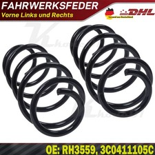 2x Federn Fahrwerksfeder Vorne