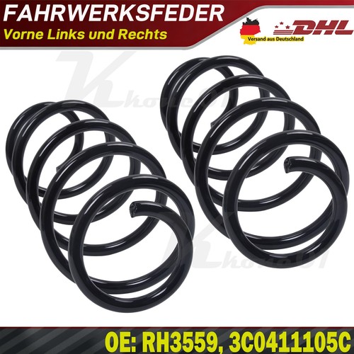Federn fahrwerksfeder vorne - 2x,