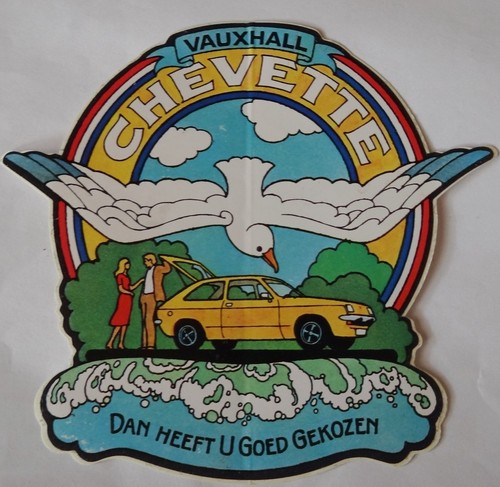 Werbe aufkleber vauxhall - werbe-aufkleber,