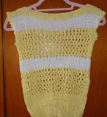 Handgestrickter pulli weiß - in,