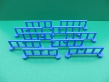 10 Lego Duplo Zaun Zaunteile Zäune Absperrung blau (280723T)