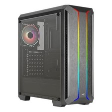 Aerocool PC Gehäuse Skyline ARGB Midi-Tower Schwarz