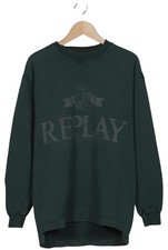 Replay Sweater Herren Sweatpullover Sweatjacke Sweatshirt Gr. M Grün #kku25rw