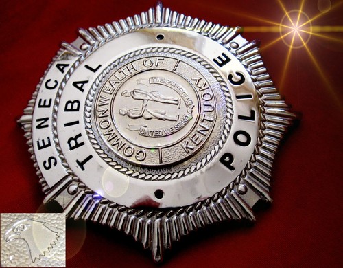 Historical police badges