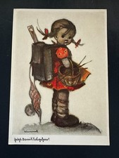 Alte Hummel Karte Nr. 5222  " Jetzt kanns los gehen! "