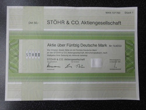 Stöhr ag 50 dm - stÖhr, co.