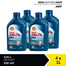 Shell Helix HX7 5W-40 VW 505 00 502 00 MB 229.3 ACEA A3/B4 4x1 Liter = 4 Liter